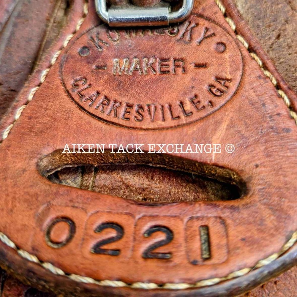 Kowalsky Western Saddle, 15.5" Seat (Read Description)