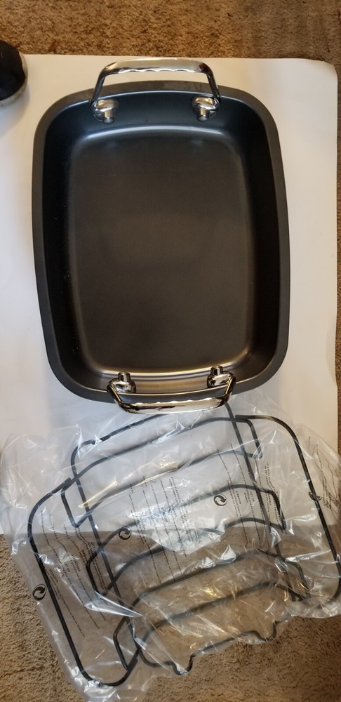 Large Non Stick Roaster Pan With Rack