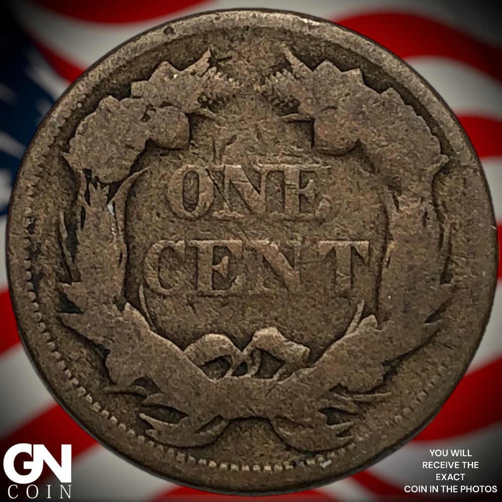 1857 Flying Eagle Cent Penny X2214