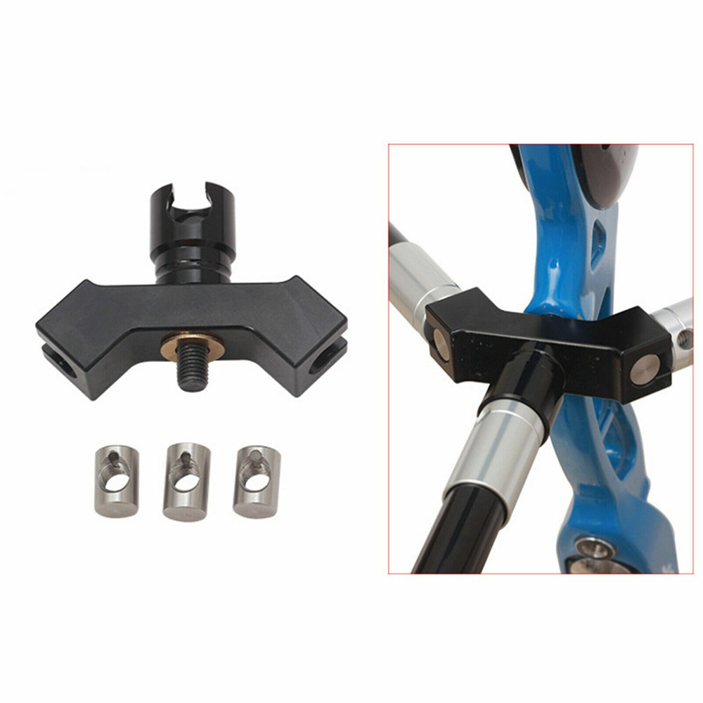 40° Archery Side V Bar Stabilizer Quick Disconnect Mount Bow Training Hunting