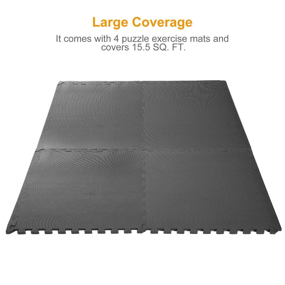 Puzzle Exercise Mat Foam Gym EVA Mat Interlocking Tiles Protective Flooring for