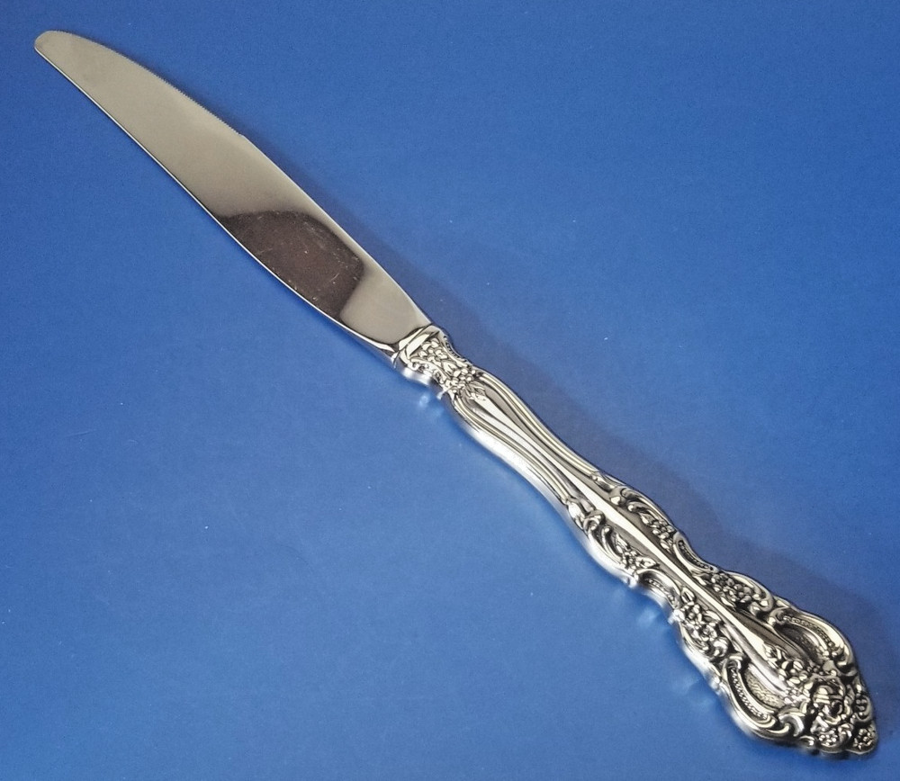 Oneida Michelangelo Cube Heirloom Set 8 Dinner Knives Stainless Flatware