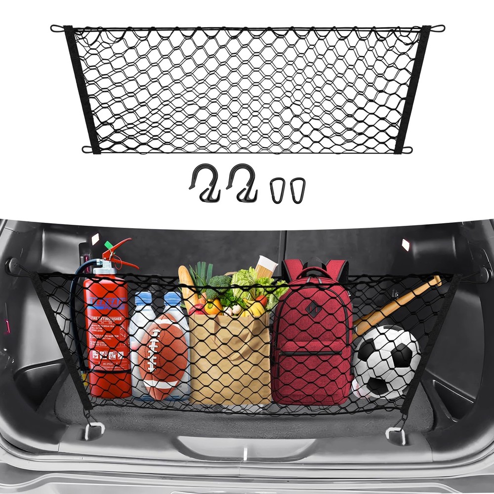 Trunk Cargo Net for 20142023 Jeep Cherokee Stretchable Mesh Organizer
