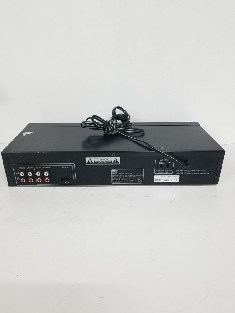 MCS Digital 5000 Series Stereo Graphic Equalizer