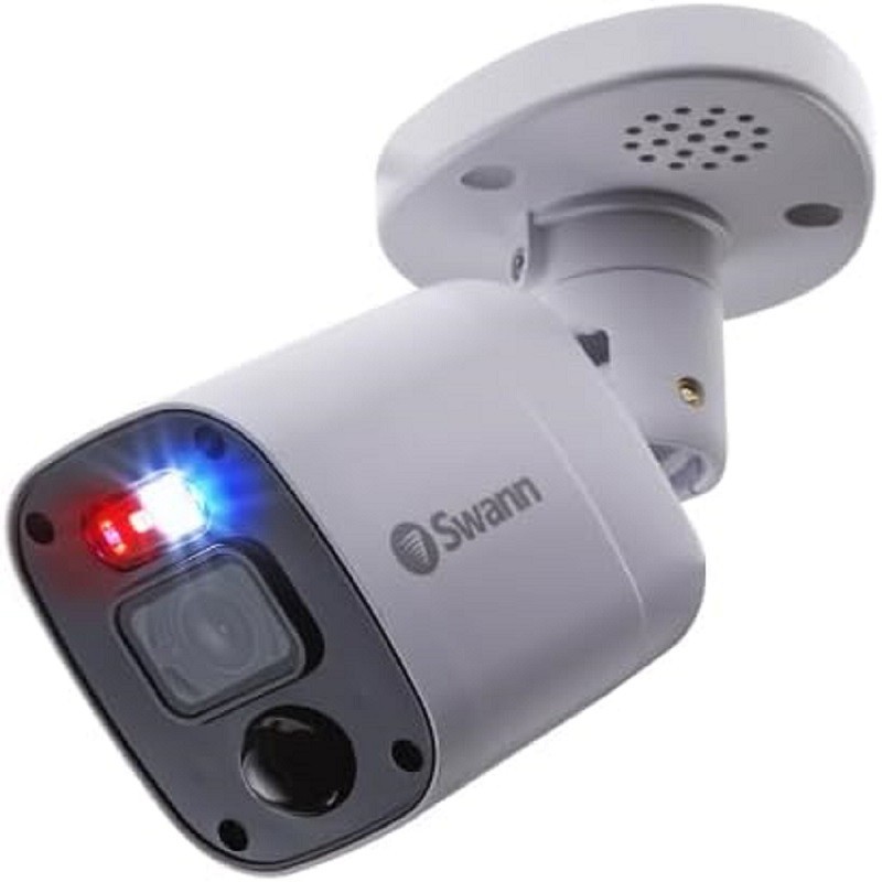Swann 4K Add-On DVR Bullet Security Camera System with Sensor Spotlight