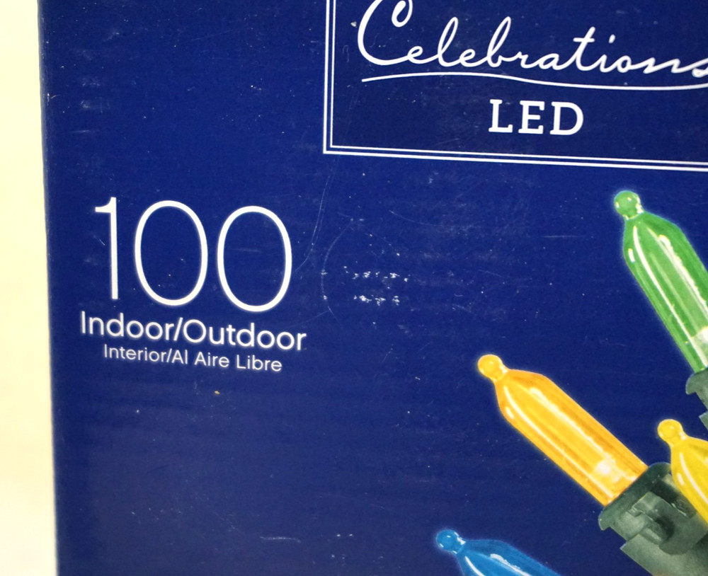 Celebrations LED 100 Multi Mini Lights 24.5 ft