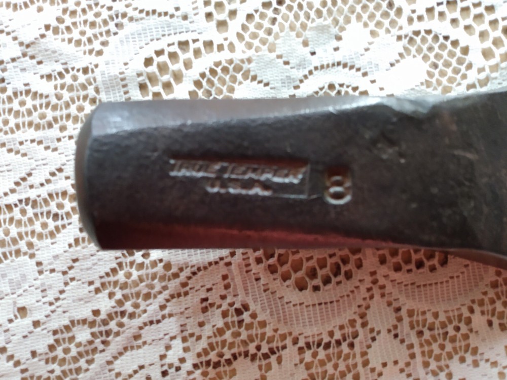 Vintage Single Bit True Temper USA Axe Head 8 Lbs.