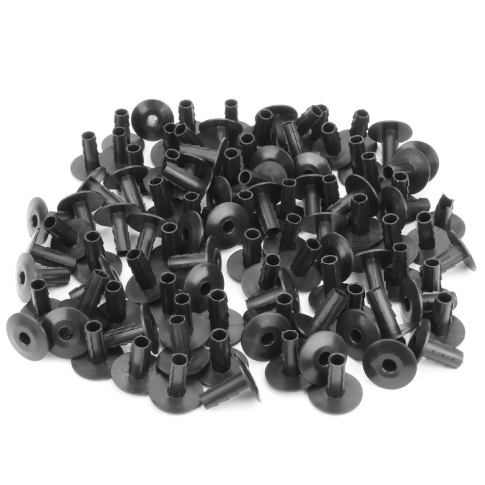 Skywalker Single Feed-Through Cable Bushings (Black, 100 Pack)