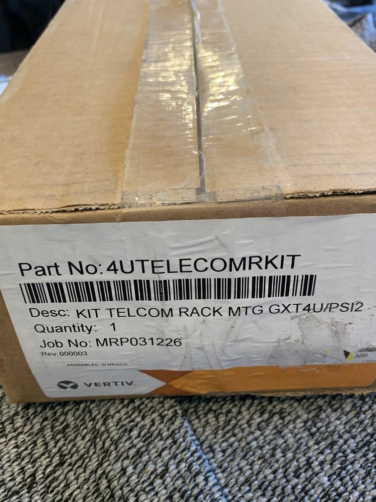 Liebert 4U Center Mount Bracket 4UTELECOMRKIT