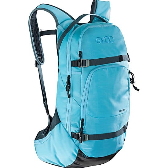 EVOC LINE 18L Performance - Snowboard/Ski Carrier Backpack/Snow Pack (Neon Blue)
