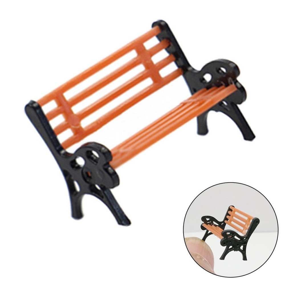 Model Train Model High Quality Model Park Bench Park Layout Settee Street