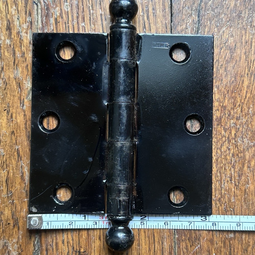 3” x 3” Black Ball Tip Hinge