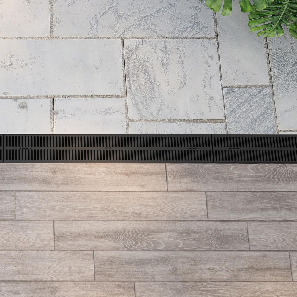 Everhard 1m EasyDRAIN Compact Polymer Grate And Channel