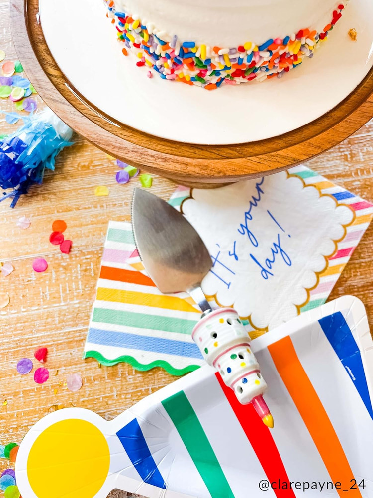 10" Musical Led Cake Server, Multi