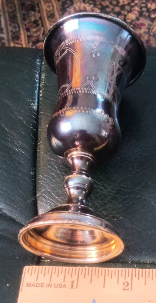 Vintage Sterling Silver Kiddush Cup