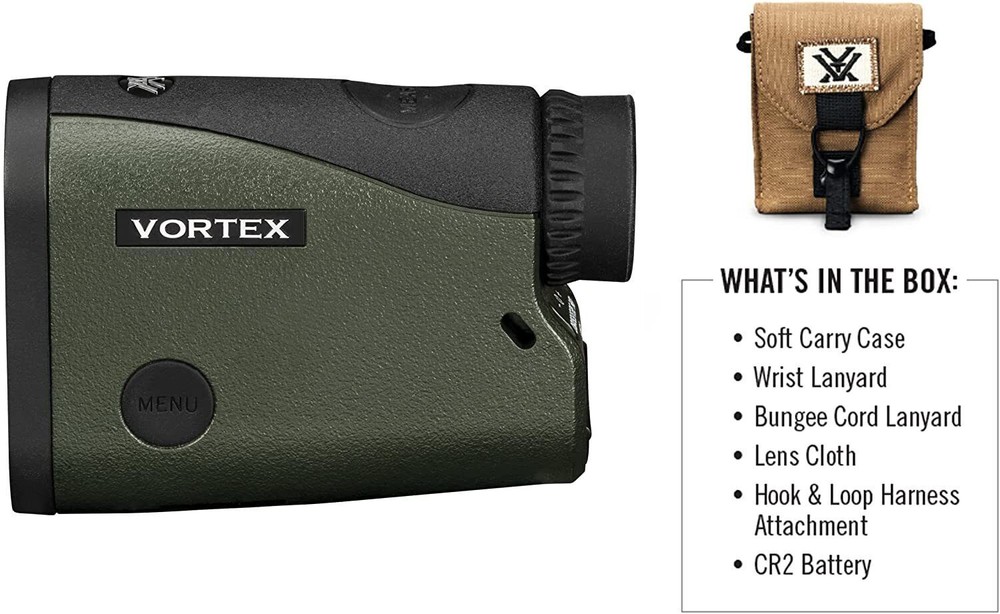 Vortex Optics Crossfire HD 1400 Laser Rangefinder LRF-CF1400 w/ Free Hat Bundle