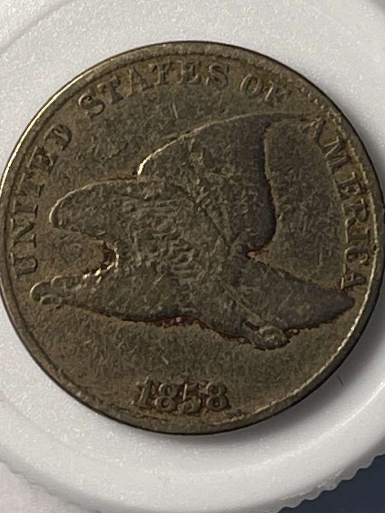 1858 Flying Eagle Cent Large Letters