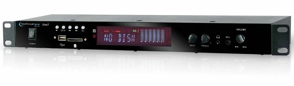 Technical Pro UREC7 Rack Mountable USB/SD Recording Deck