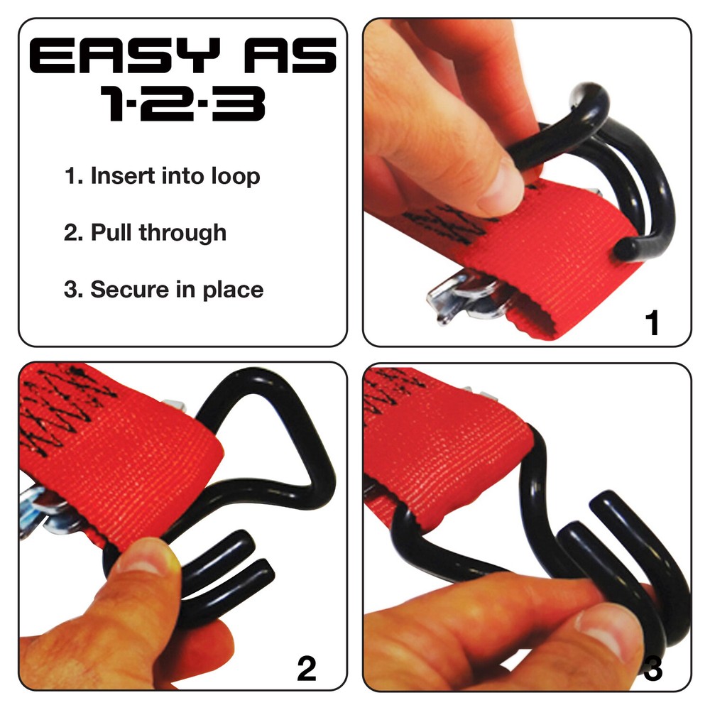 SNAP-LOC E-Track Strap Slip-On Hook Adapter 10-Pack