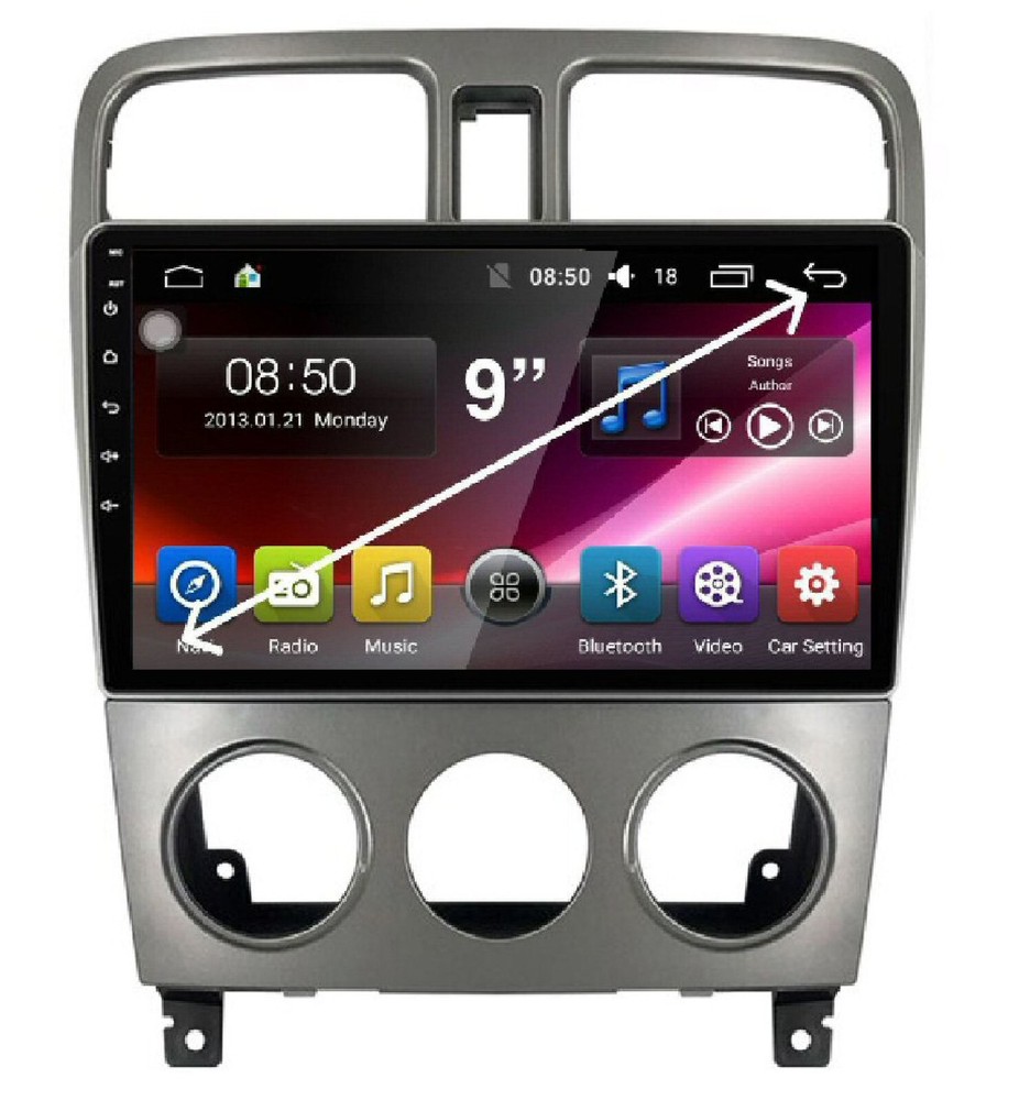 for FORESTER 2002-07 GPS WIRELESS APPLE CARPLAY ANDROID AUTO CAMERA DAB TPMS DVR