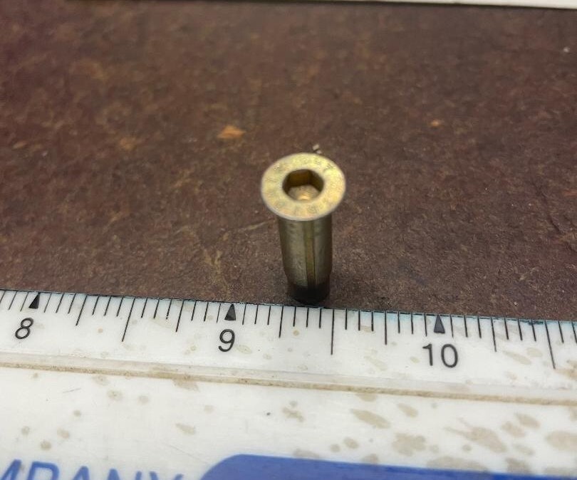 Tridair - Hex Head Steel Turnlock Fastener Stud (NOS)
