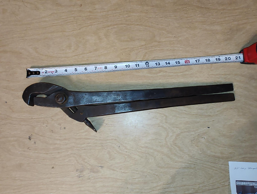 Antique 1800's Pipe Tongs