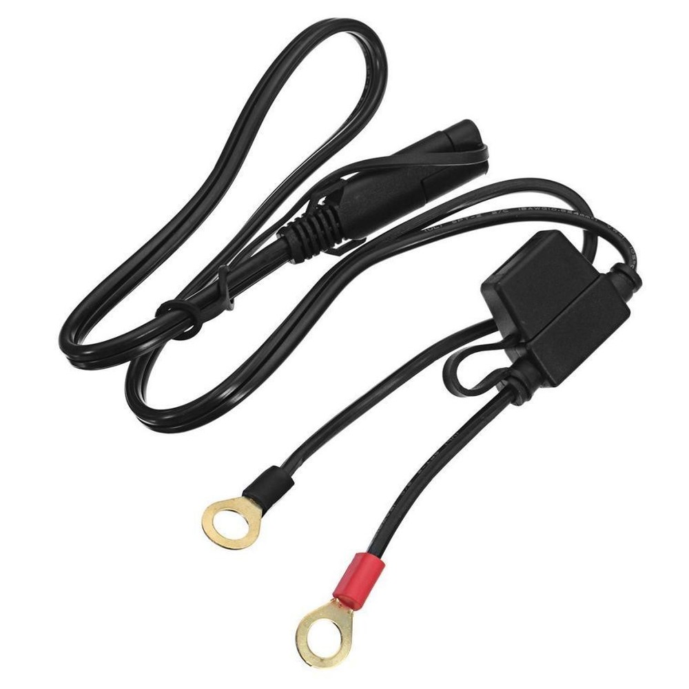 2ft SAE Quick Disconnect Cable O Ring Terminal Harness Fit for Motorcycle
