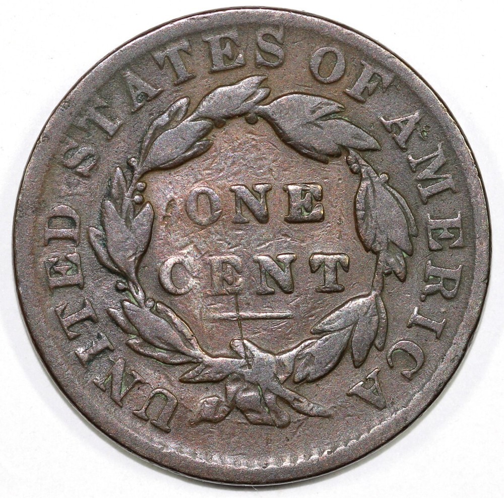 1831 1c Coronet or Matron Head Large Cent