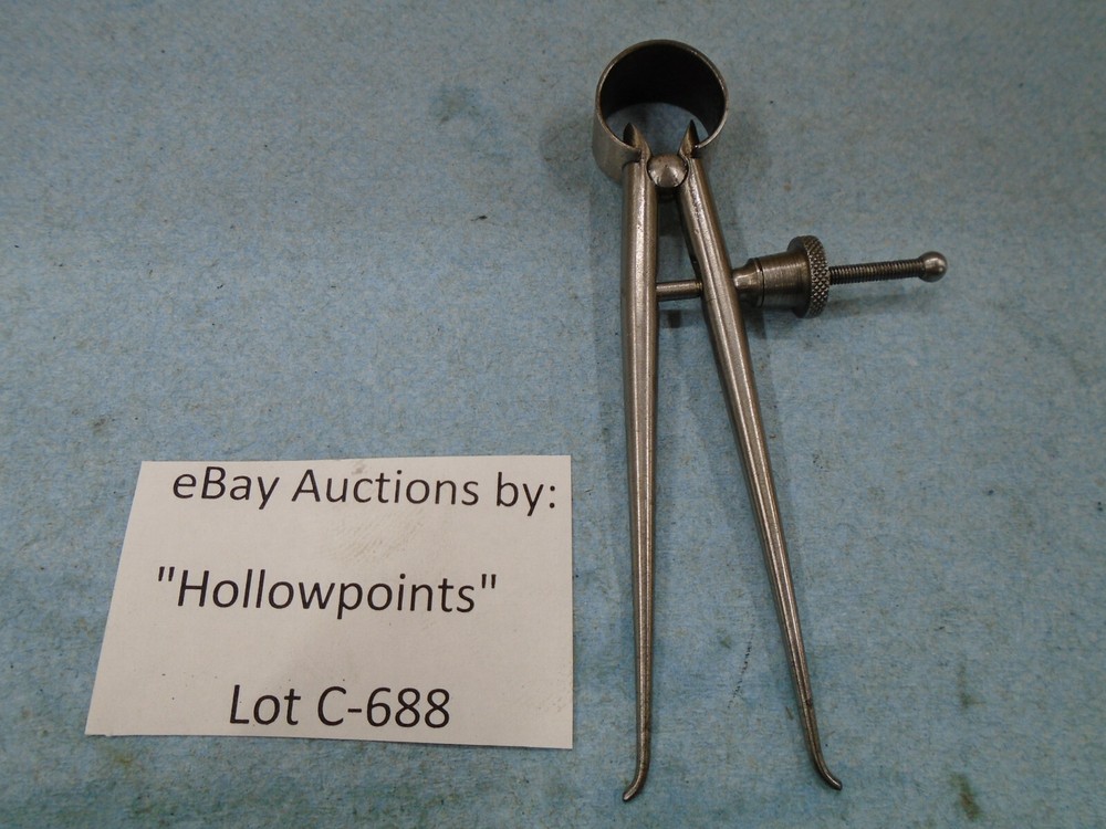 Lufkin 142 ToolMakers 3" Inside Caliper Round Leg Solid Nut C688