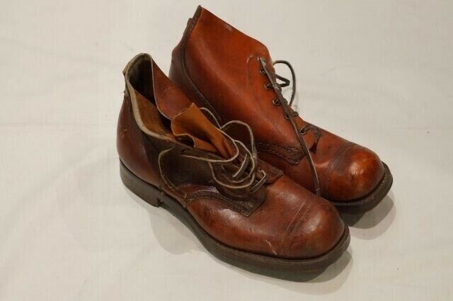 WW2 Australian Aussie Ankle Boots Unissued Mint