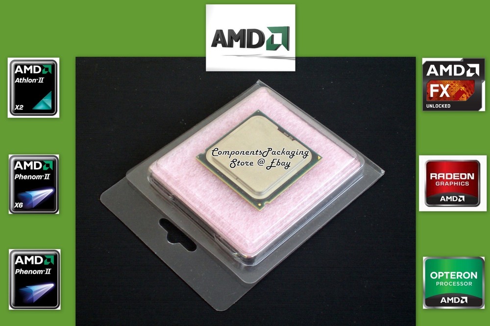 100 - Intel Processor CPU Shipping Case Clam Shell for Xeon + Anti Static Foam