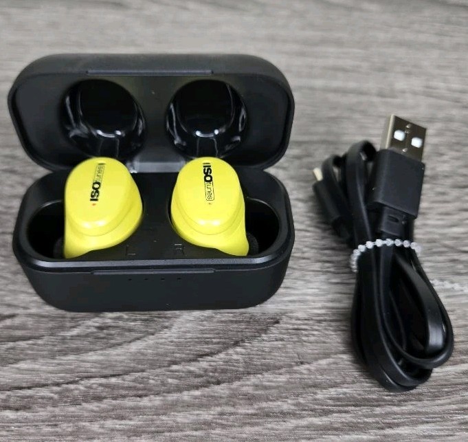 ISOtunes FREE Aware TI-16 Bluetooth Hearing Protection, Audio Passthrough used.