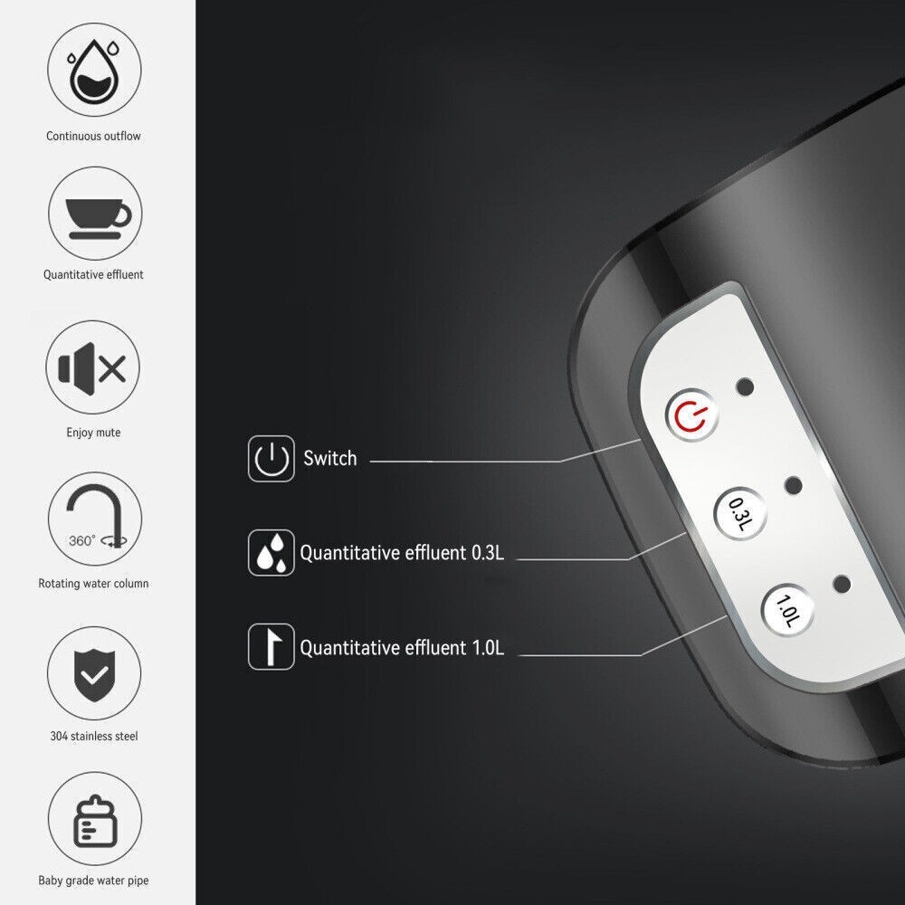 USB 5 Gallon Water Bottle Switch Pump Electric Automatic Universal Dispenser