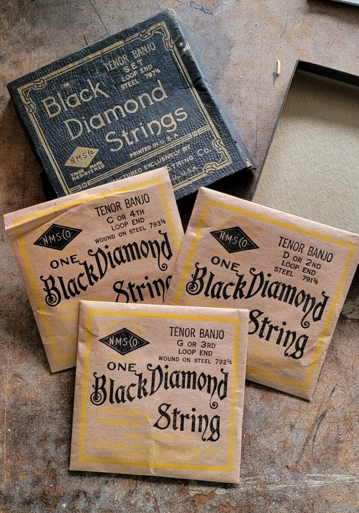 Black Diamond Tenor Banjo Strings - Vintage
