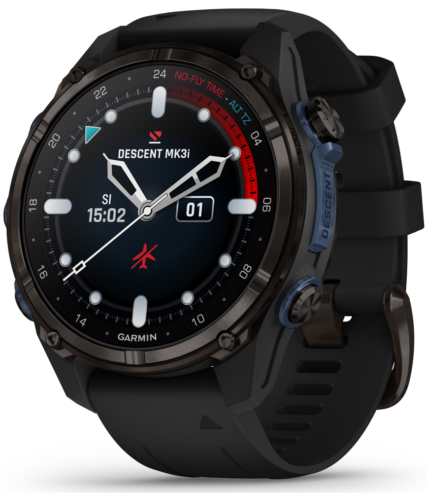 Garmin Descent Mk3i 43 mm Titanium Dive Computer Smartwatch w/ T2 Transceiver