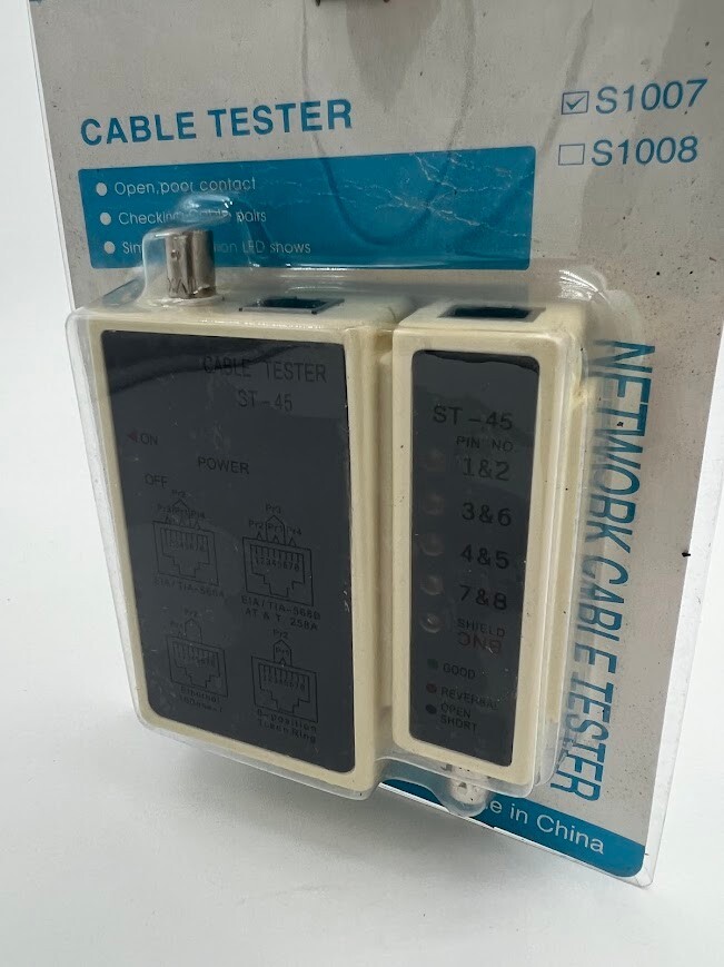 New Network Cable Tester S1007
