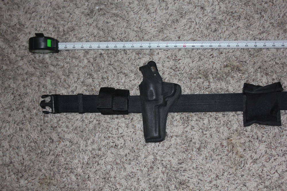 police nylon duty belt LH holster