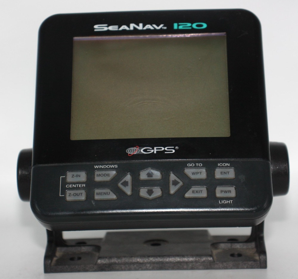 SeaNav 120 Marine GPS Chart Plotter Boat Sea Electronics - Unit Only Untested