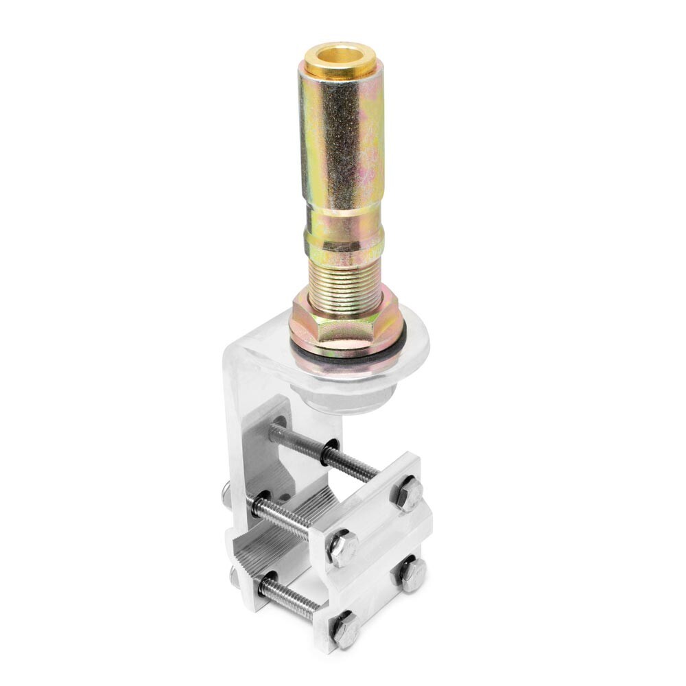 2832APLM DIN Pole Mounted Amber LED Light Beacon With BRK10 Mirror Mount Bracket