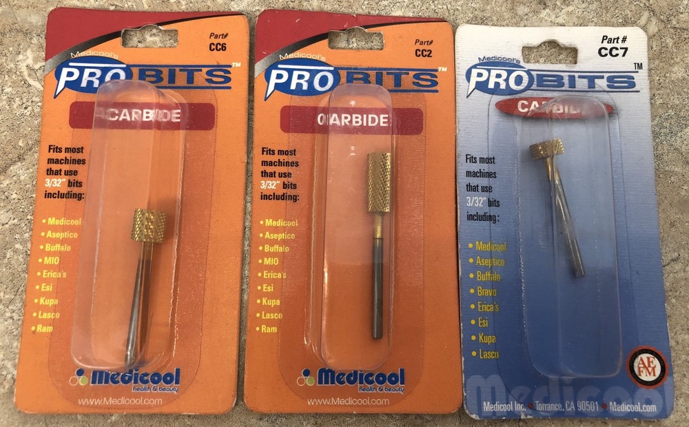 Medicool Pedicure, Diamond & Carbide Bit Pro Bits your choice!!!