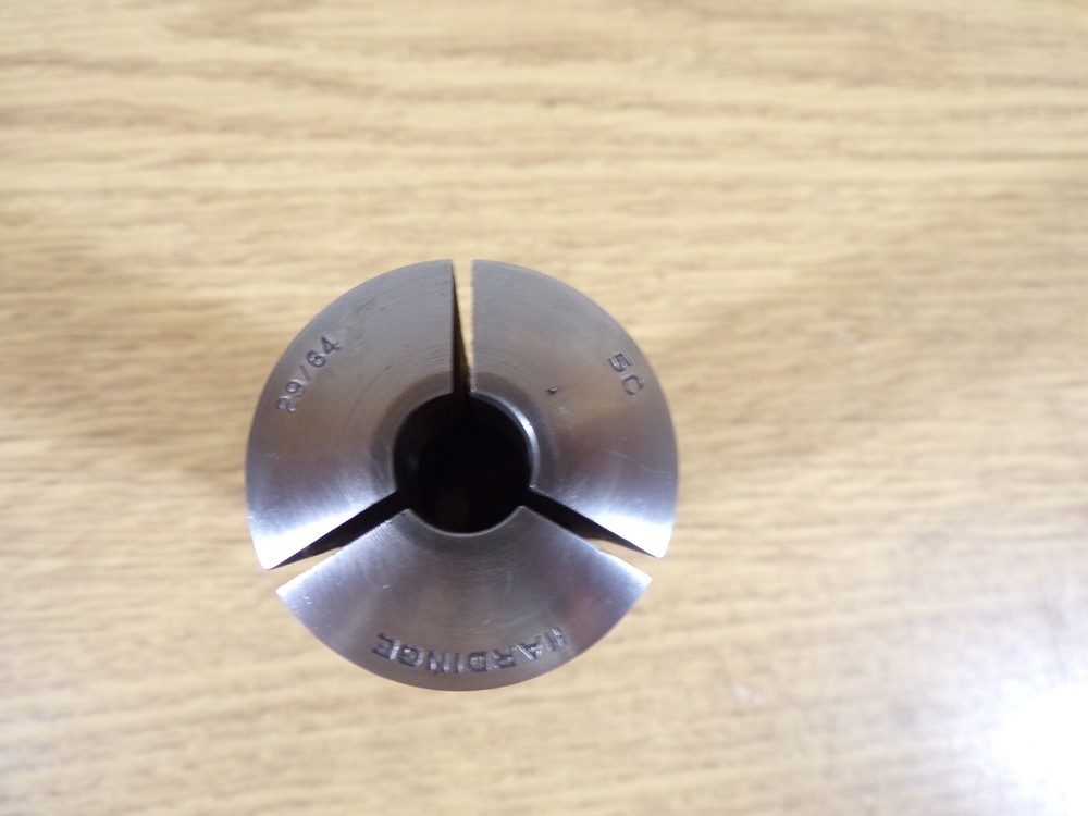 Hardinge 5C Round Smooth Collet, 29/64", Internal Thread
