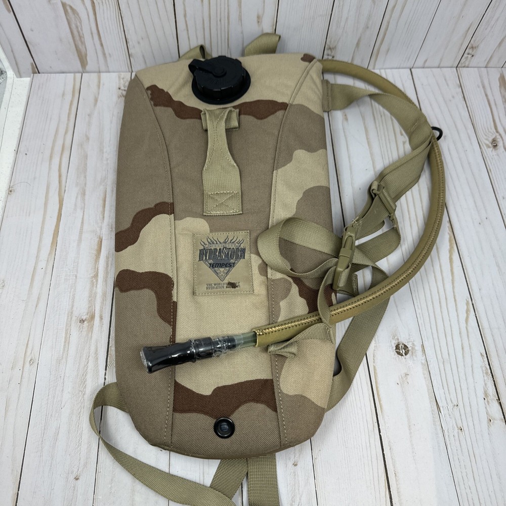Unused Hydrastorm TempestTactical Hydration Carrier Backpack DESERT CAMO