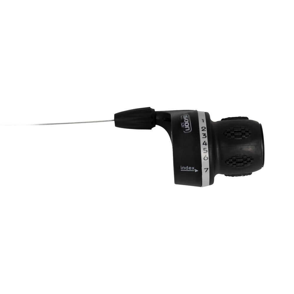 Right Shifter - 7 Speed Index W/Inner Wire ENIX Black