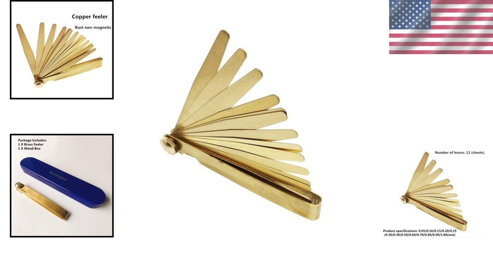 Brass Feeler Thickness Measurement