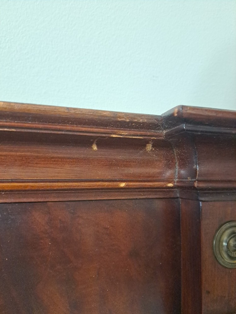 Antique American Empire Wall Console Mirror