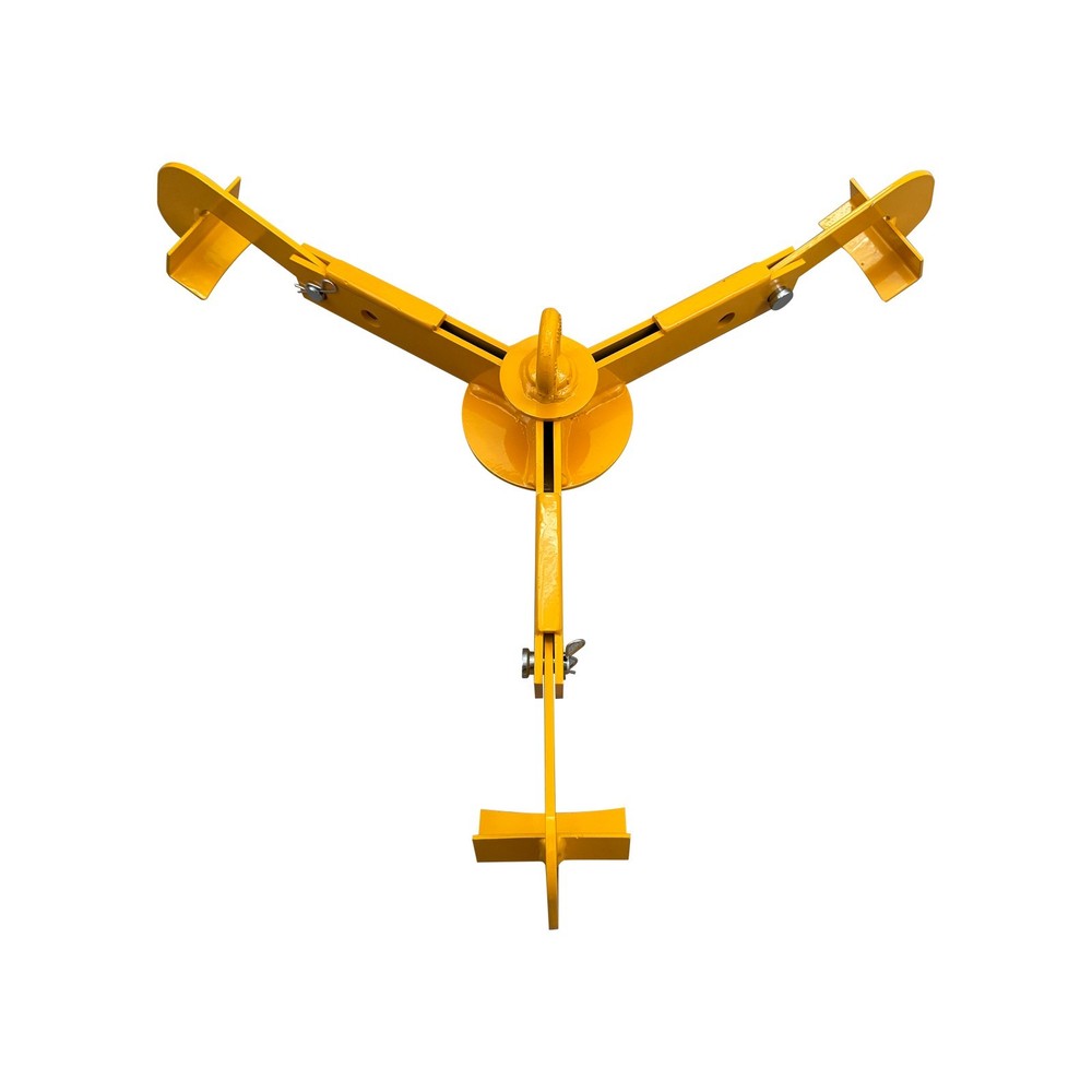 Oil Drum Lifting Hook Forklift Crane 3-Claw Open Closed Head Drum Lifter