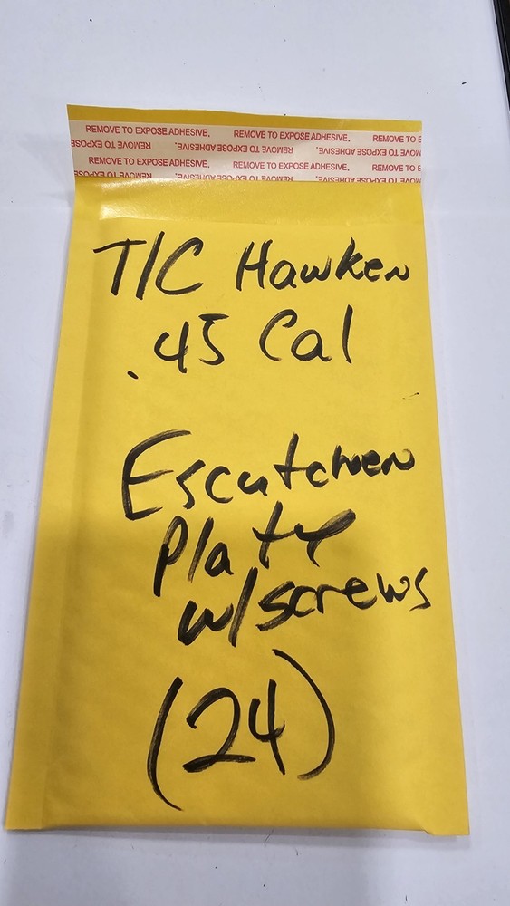 T/C Thompson Center Hawken Sidelock Muzzleloader Brass Escutcheons Plate (24)