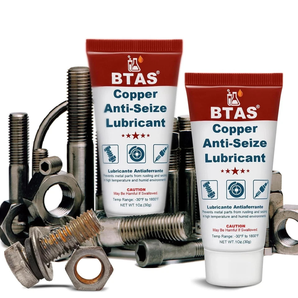 Copper Anti-Seize Compound Thread Lubricant Grease Never Antiseize High Temp for