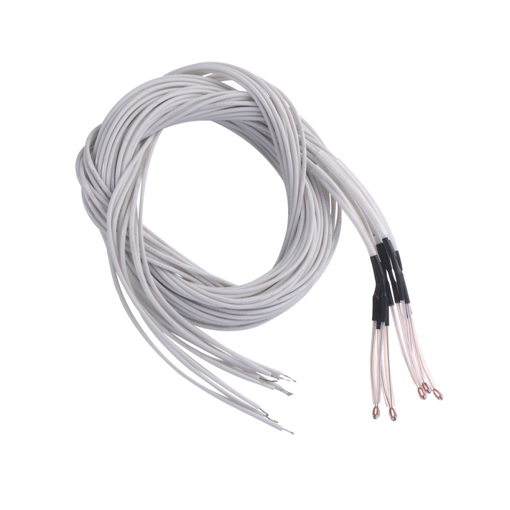 5 Pcs Probe Thermometer Digital Temperature Sensor for Printer Ntc Thermistor
