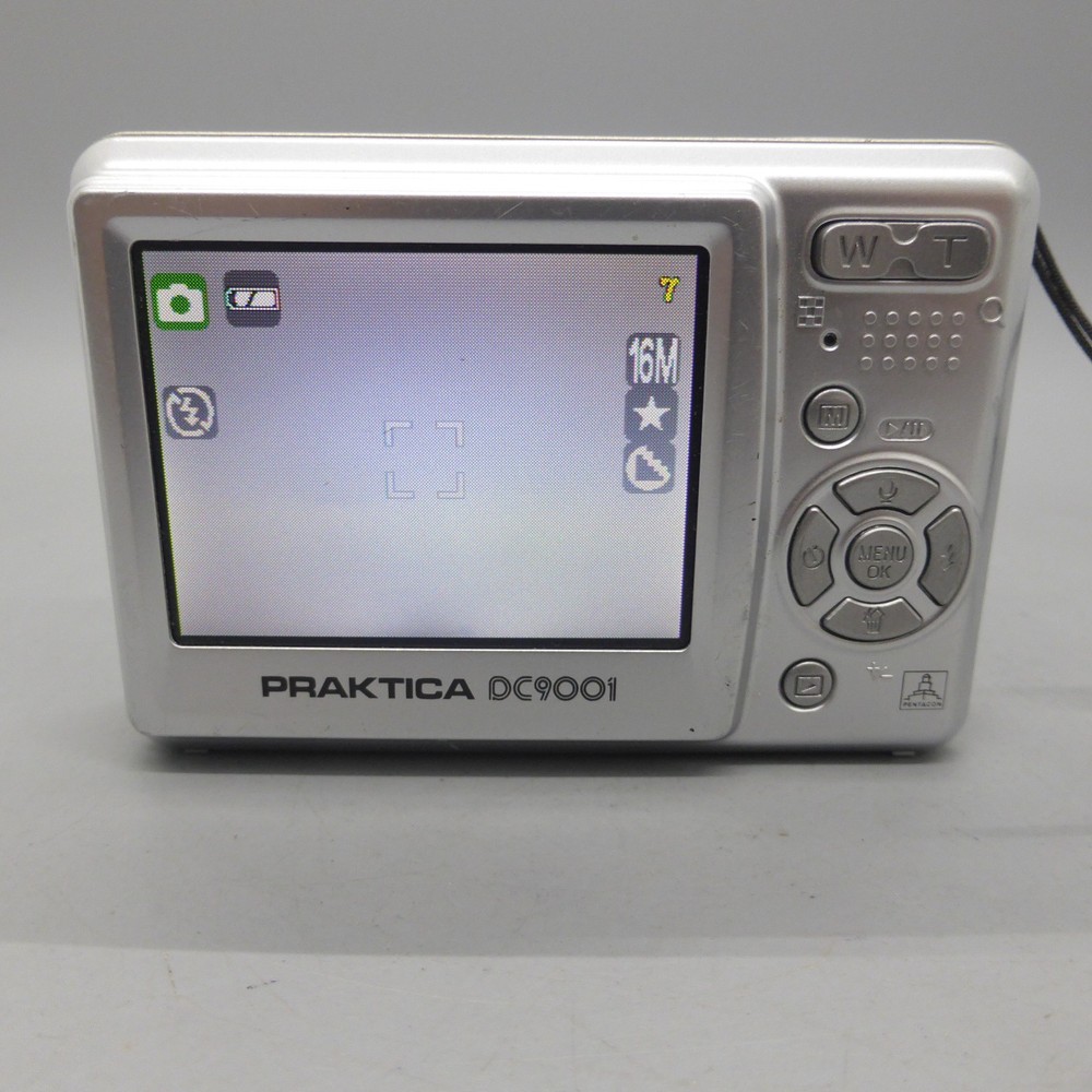 Praktica DC9001 9.0MP Compact Digital Camera Silver Tested